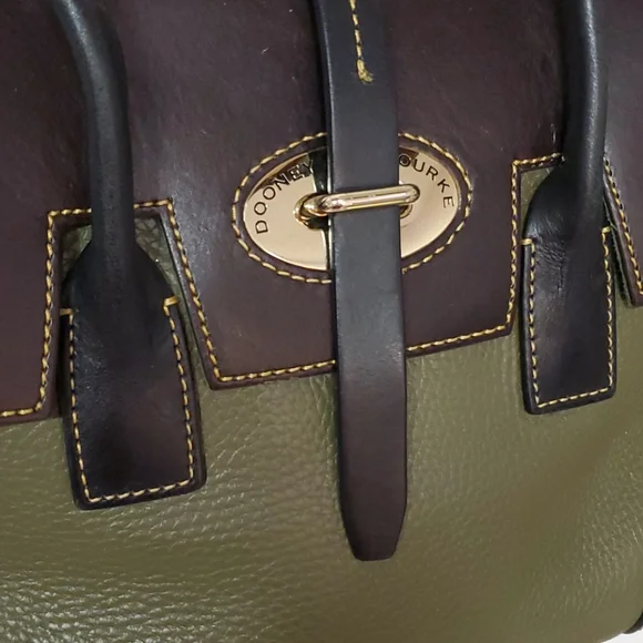 Dooney & Bourke tri-color Eliza Satchel - Picture 4 of 15